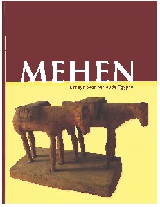 Voorkant van het derde boek Essays over het oude Egypte van Mehen.