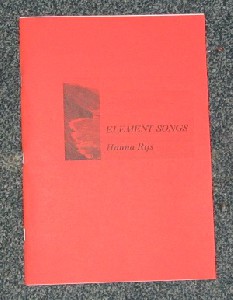 Voorkant van de bundel Element Songs