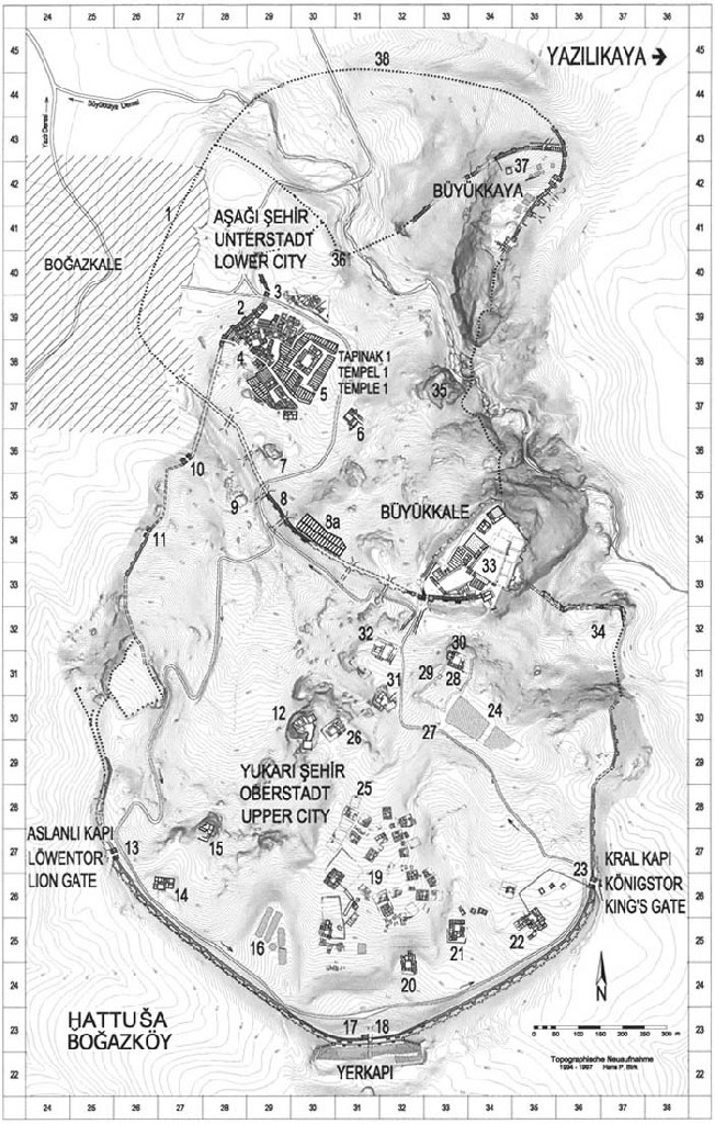 Hattusa Map