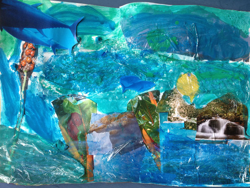 Water-collage (foto: Melusine)