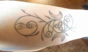 Tattoo op de arm van Erika